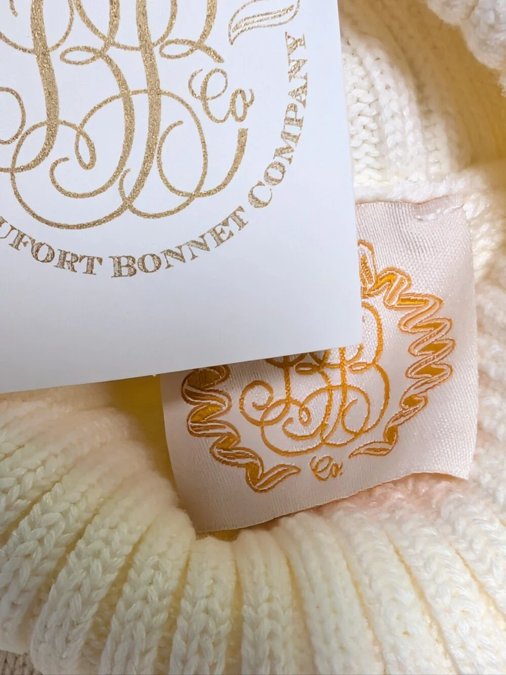 TBBC The Beaufort Bonnet Company Townsend Turtleneck Sweater 18-24M Pearl Gold